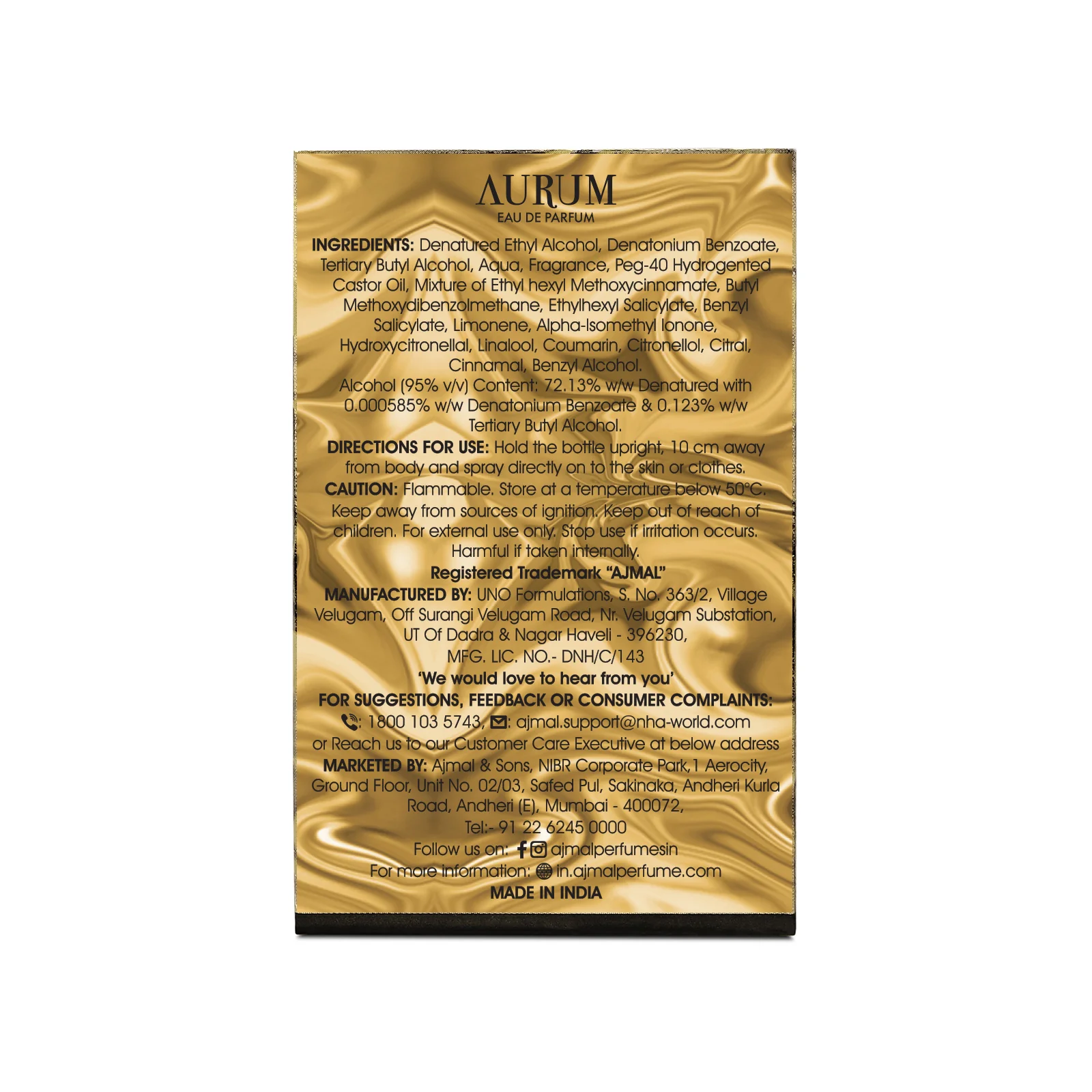 Aurum Perfume 14 ML for Women - Image 5