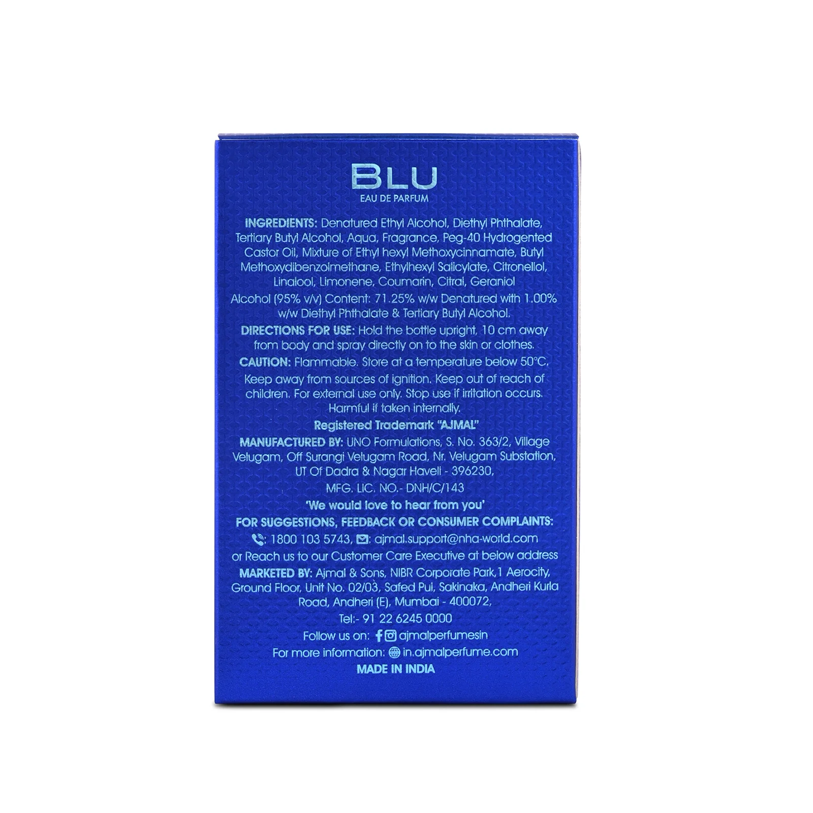Blu Perfume 14 ML for Men - Image 6
