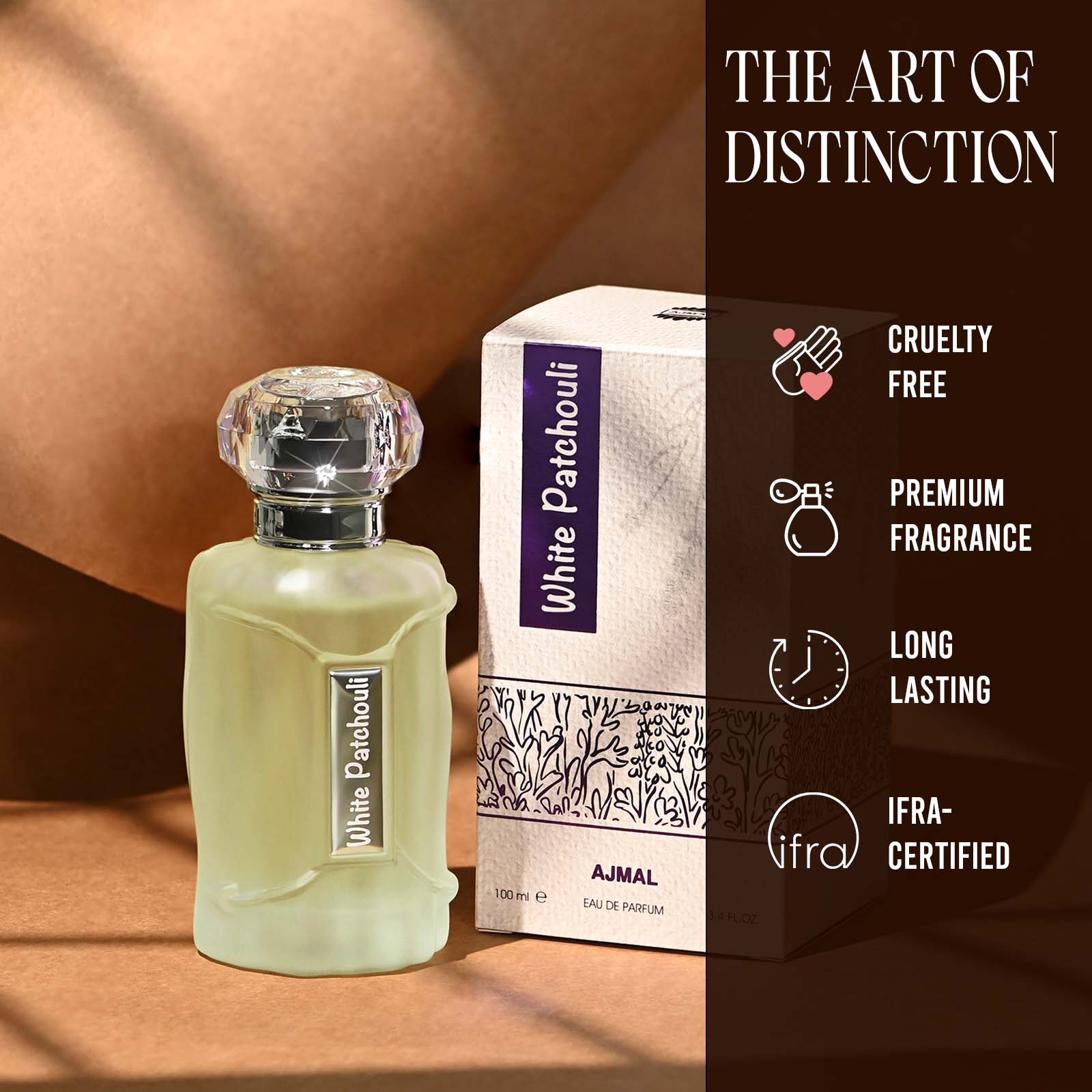 White Patchouli Perfume 100 ML for Women & Men - Image 3